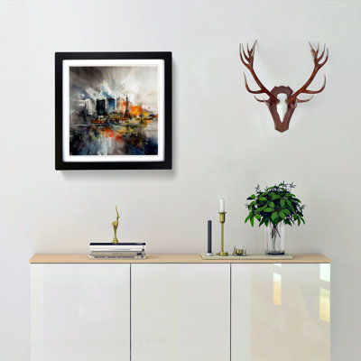 Las Vegas Gestural Art No.2 - Framed Print