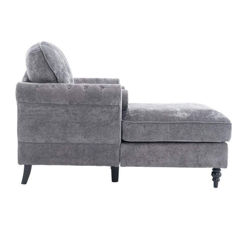 Très grande méridienne intérieure, canapé-lit simple en chenille avec siège large, fauteuil rembourré avec paresseux, ensemble de canapé-lit pour le salon, la chambre à coucher, 5 couleurs