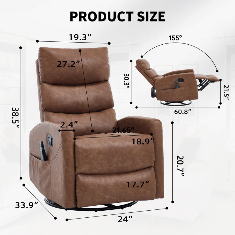 Tissu de massage inclinable manuel Swayve, Yellow Brown