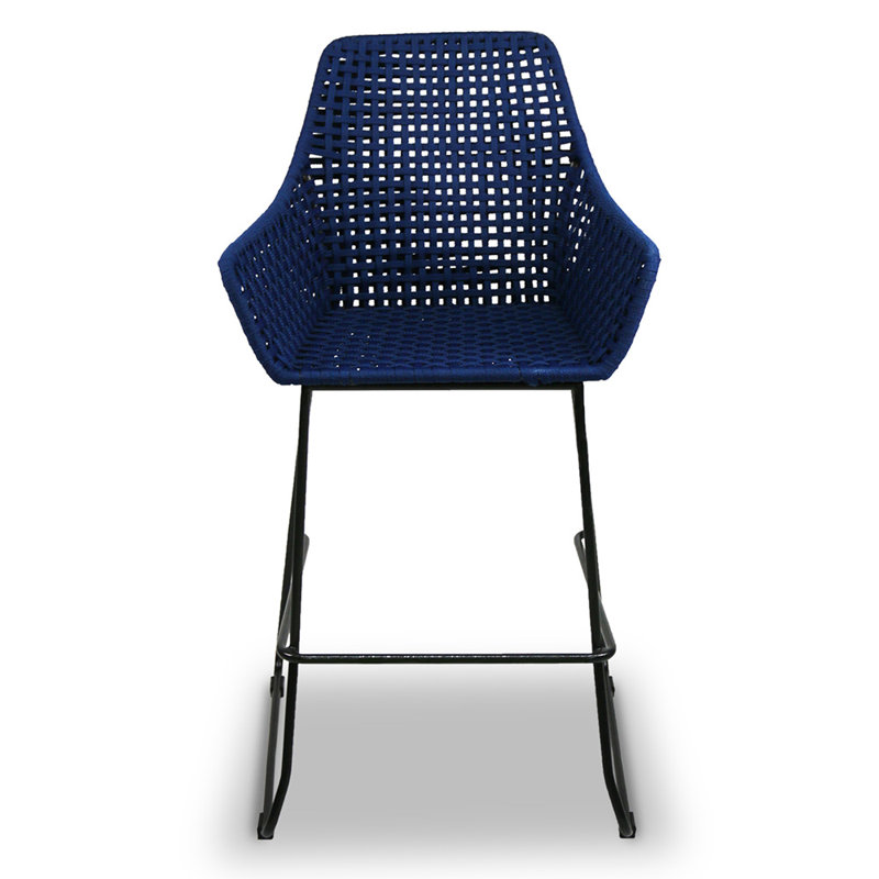 Isle Barstool, Marine/Charcoal