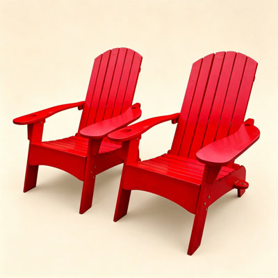 Ensemble de 2 chaises Adirondack Ehomexpert Populus