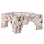 Table basse en marbre rouge Valen