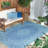 Susanne Oriental Blue Indoor/Outdoor Area Rug-2043534102