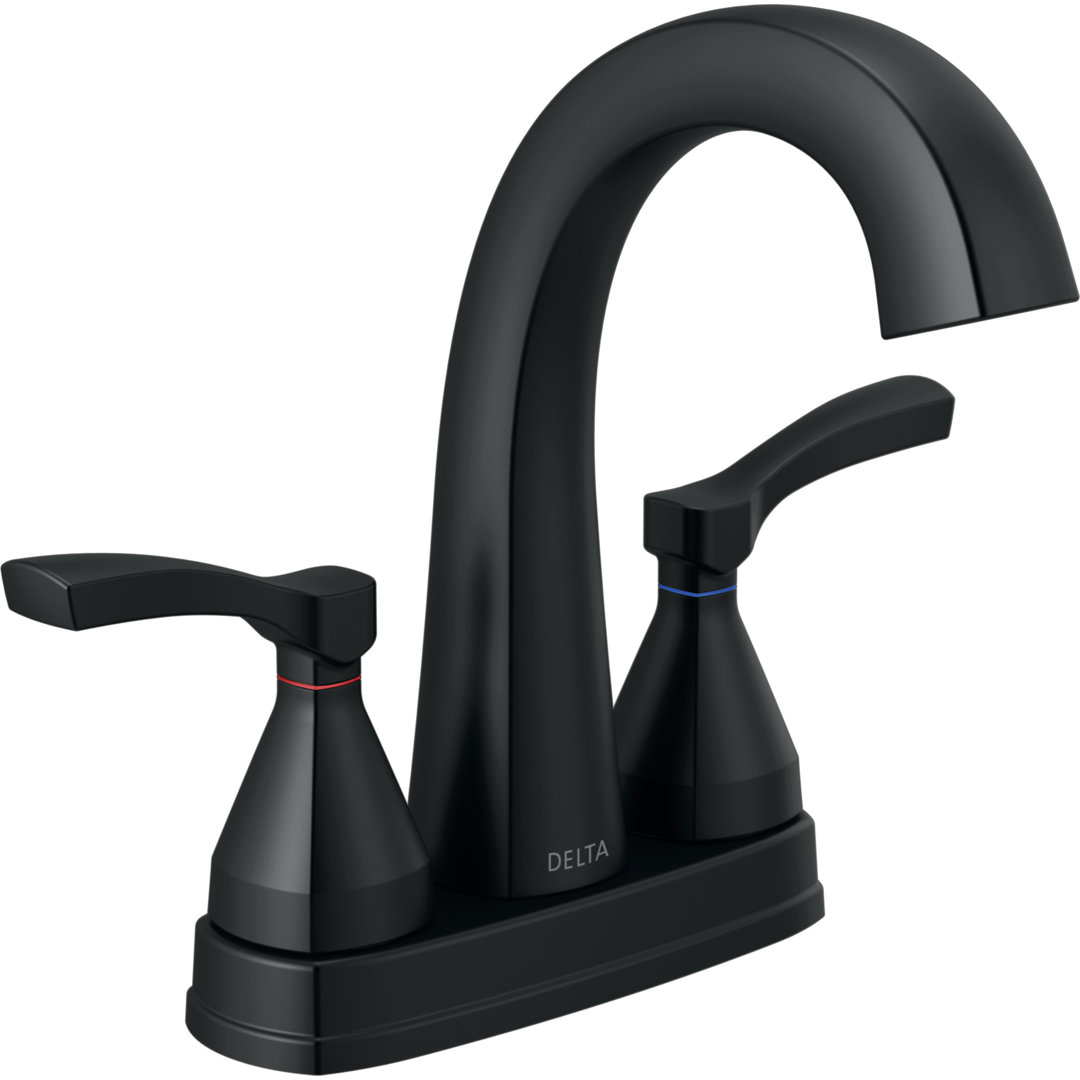 Stryke Centerset Bathroom Faucet with Drain Assembly and DIAMOND™ Seal Technology Delta 