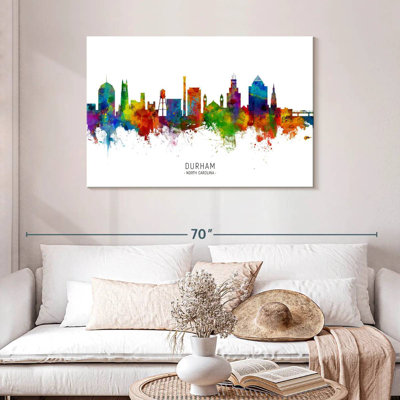 Durham North Carolina Skyline I