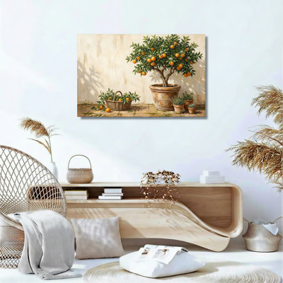 «Orange Tree», reproduction d'art sur toile, ensemble de 1