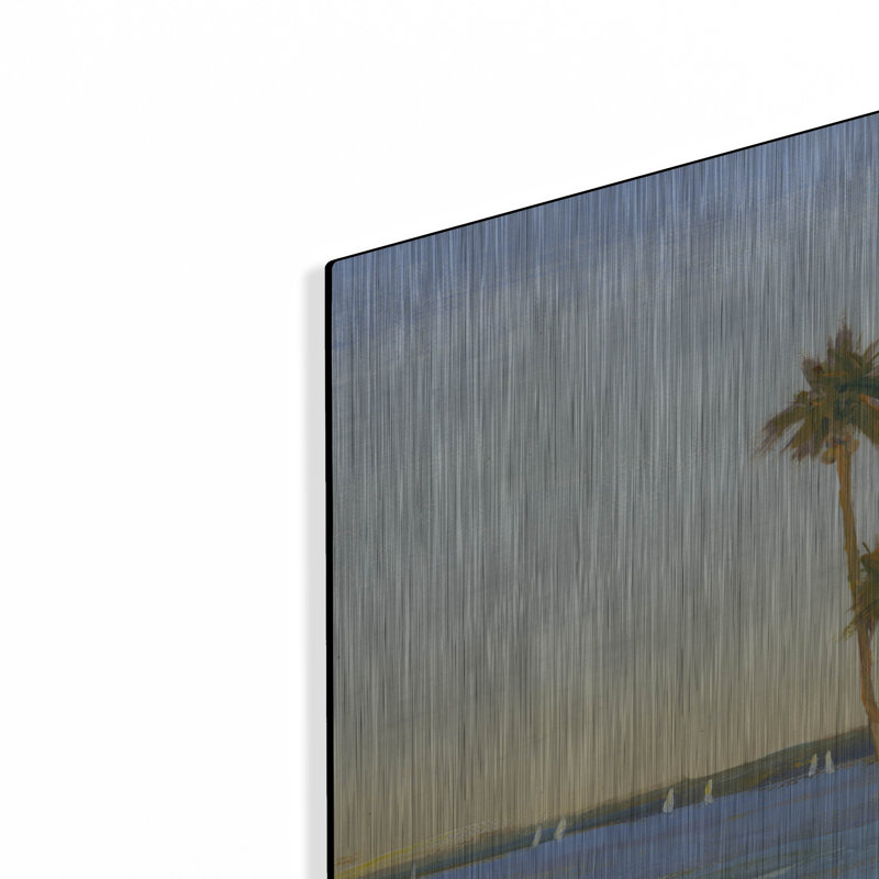 Bay Isle Home ™ «Distant Shore I» par Tim O'Toole, art mural en métal, H 24 po x l 36 po