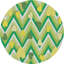 Tapis jaune/vert à motifs Diya-1425126435