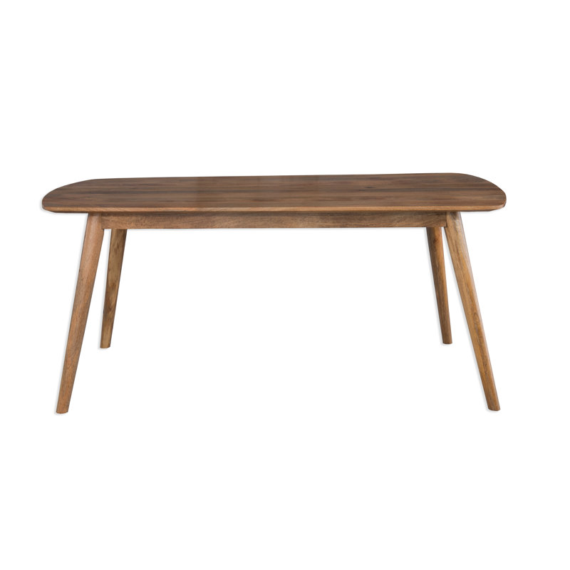 Surya Solid Wood Dining Table, 76cm H x 135cm W x 90cm D
