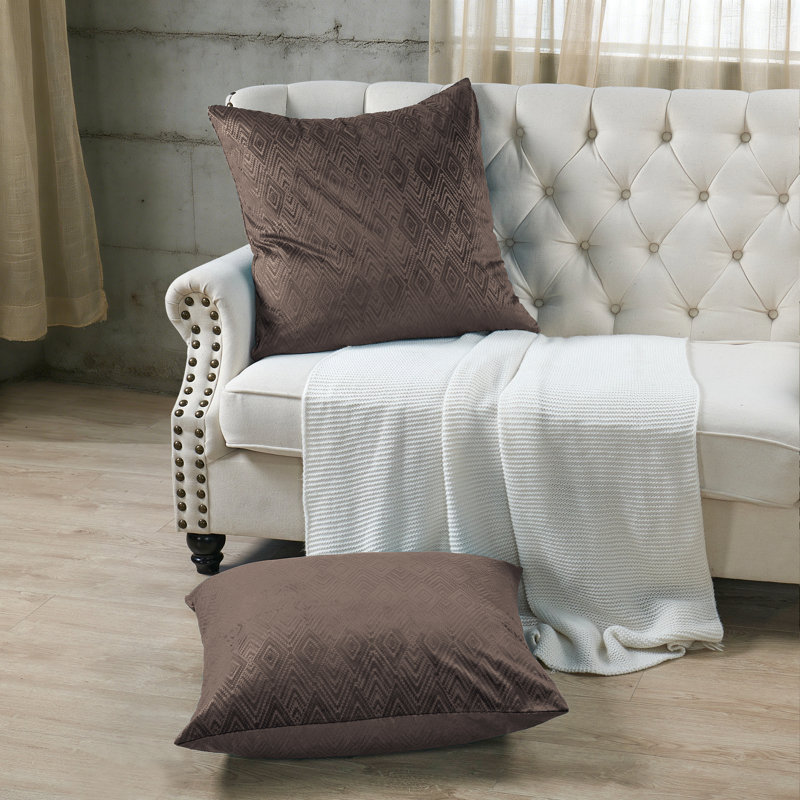 Housses de coussin décoratives en velours ikat de style européen, Carafe
