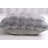 Valencia Fur Gray Textured Solid Color Throw Pillow-116072945
