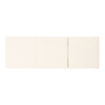 Coussin d'extérieur de couleur crème / eau - P 76,52 po x l 26,16 po x H 2,01 po, aucun assemblage requis pour un moment de détente Coussin de véranda crème