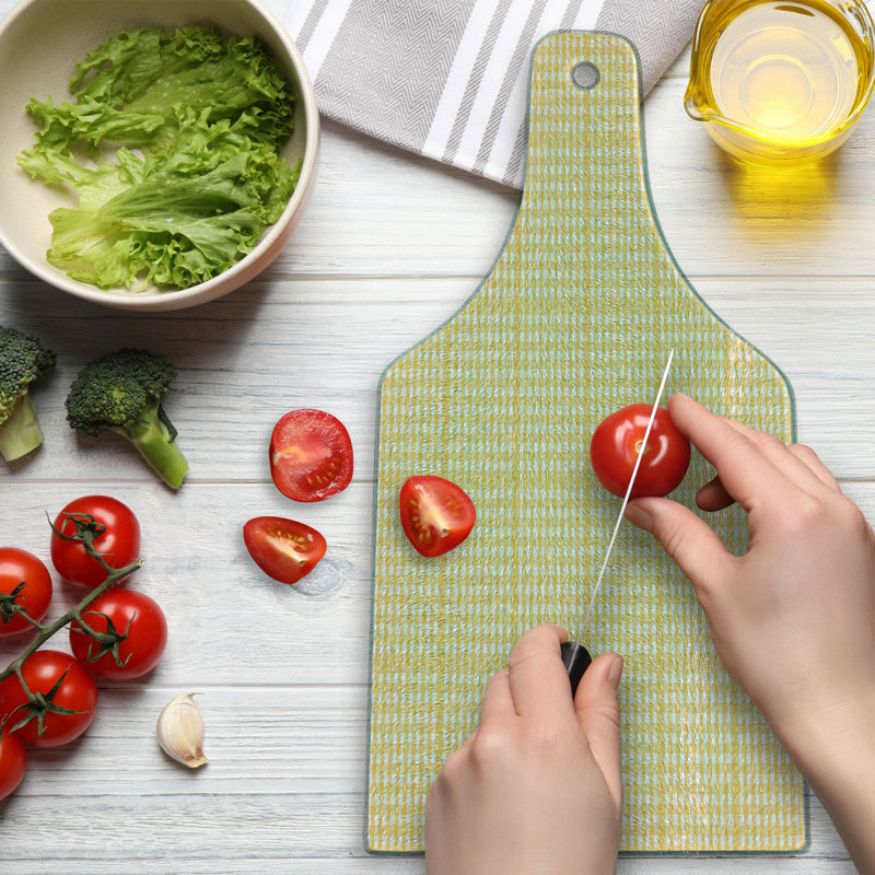 Planche à découper en verre trempé Ambesonne