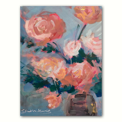 Kiss From A Rose - Floral Canvas Shakia Harris- Shakia Harris On Canvas Print