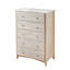 Commode 5 tiroirs Pine