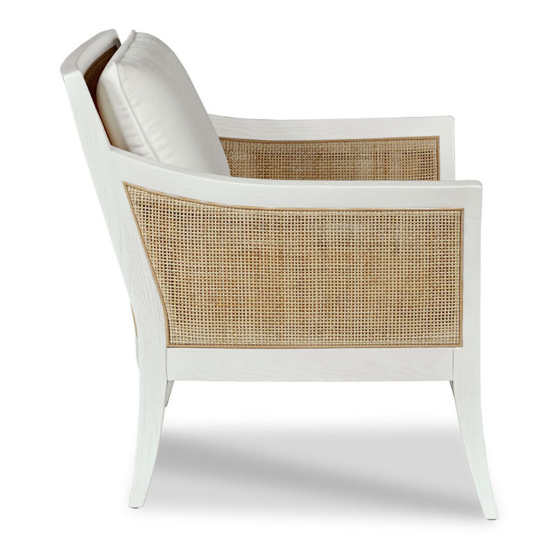 Kiawah Lounge Chair, Natural, Alabaster