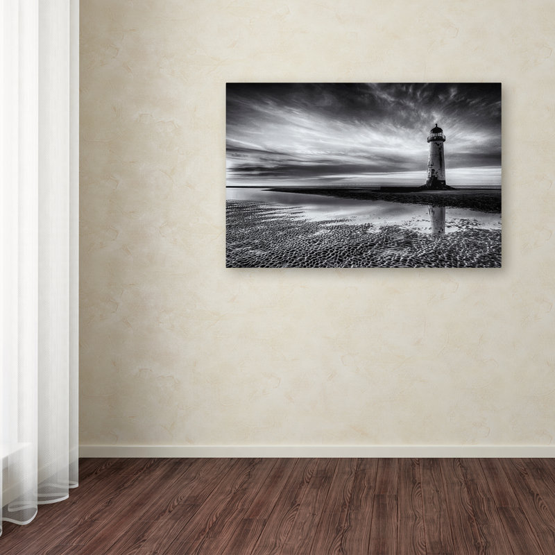 « on talacre beach », impression sur toile tendue, H 22 po x l 32 po