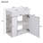 21.6Inch Modern Floating Bathroom Vanity With Ceramic Basin
