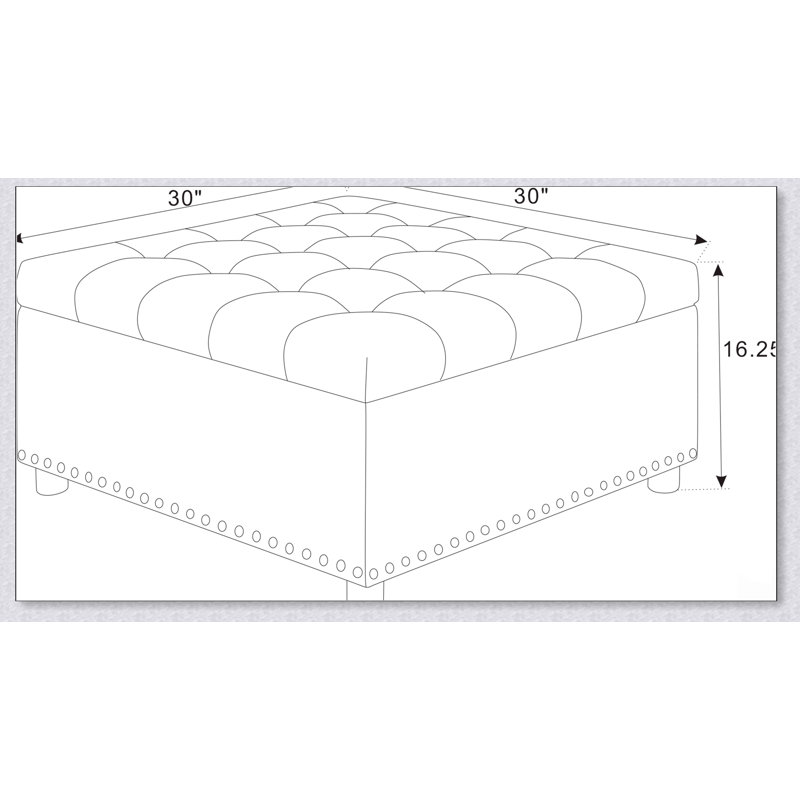 Repose-pieds capitonné polyvalent avec compartiment de rangement dissimulé, parfait pour l'organisation et le siège supplémentaire dans n'importe quelle pièce