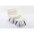 Tissu en peluche blanc est en rupture de stock