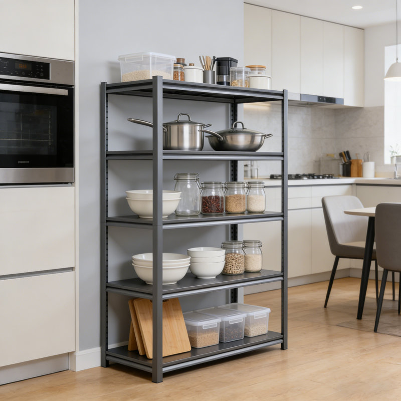 Tablettes de rangement réglables à 5 niveaux pour le garage