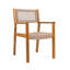 Chaise de salle à manger brun clair