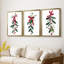 Art de Noël des Fêtes de Noël - Toile tendue avec châssis sur mesure - 3 pièces-11298645-11298640