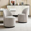 Chaise pivotante rembourrée entièrement assemblée-115126444