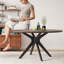 Table ronde en bois 47,2 po Crossroads-1725556404