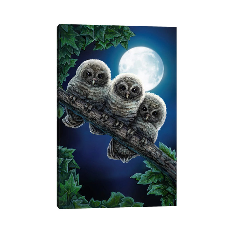 Power Of Three by Lisa Parker - Wrapped Canvas Print, 30.48cm H x 30.48cm W x 1.905cm D