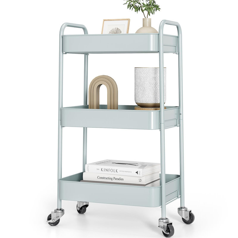 79cm H x 44cm W Utility Cart, Green