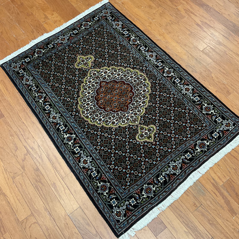 Handmade Tabriz Fish Design Wool Rug