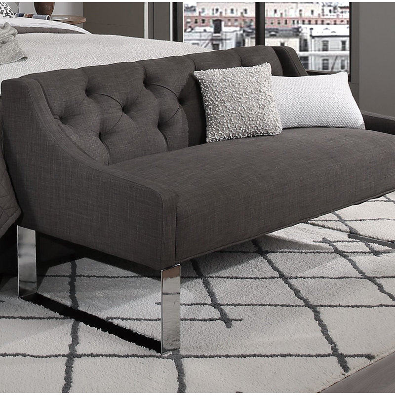 Almon Polyester Upholstered Bench