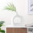  Orlando 11" Open Hole Ceramic White Vase-669796868