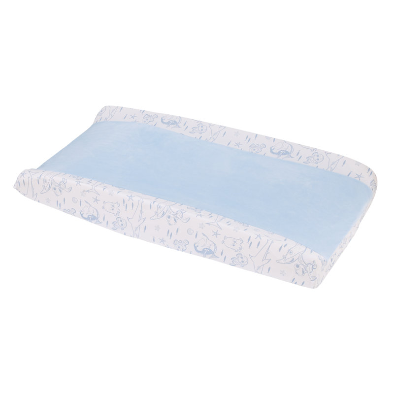 Disney Finding Nemo Cutest Little Catch Infant Col Polyester 32'' L Changing Pad Cover