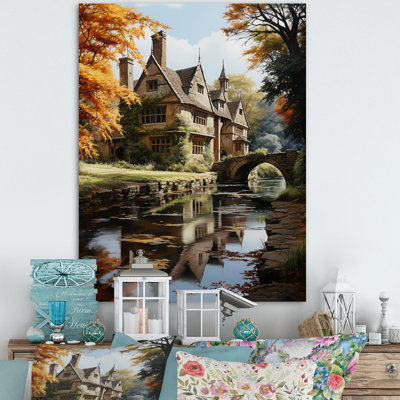 «England Cotswold Charmengland Landscape I», reproduction sur toile