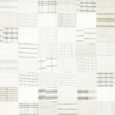 Tapis abstrait crème / gris