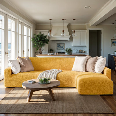 Housse extensible pour canapé modulaire - Facile à nettoyer et durable - Collection Comfort