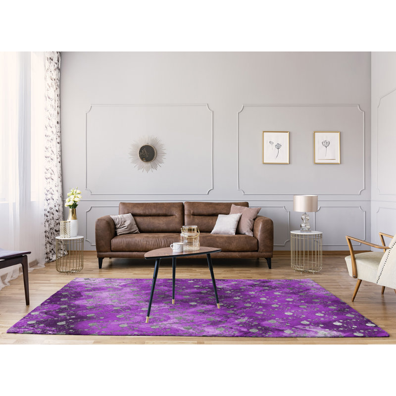 Tapis de zones mauves et de planètes monochromes, Rectangle 8 pi x 10 pi