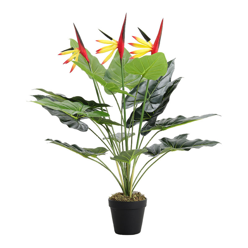 75cm Faux Strelitzia Reginae Plant in Pot