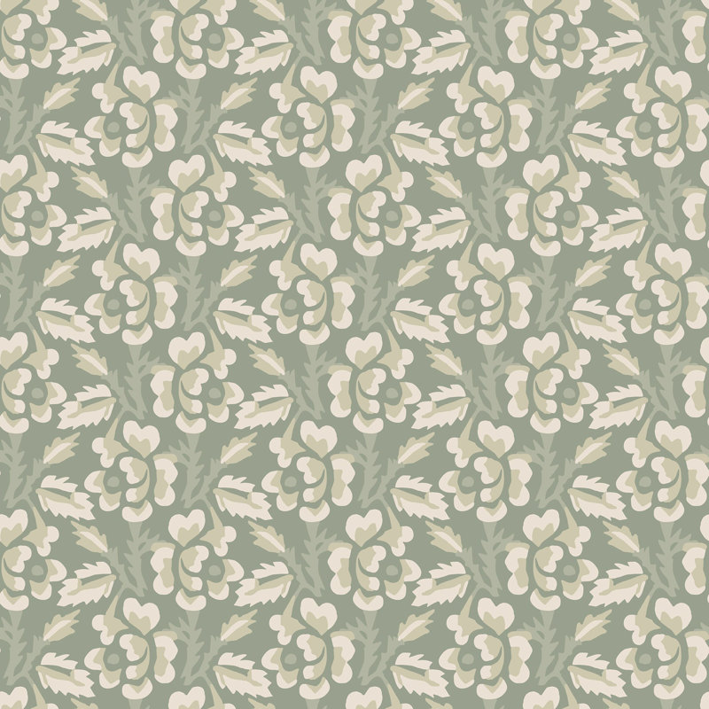 Thorn & Blossom - Agave Floral Wallpaper