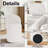 Round Ottoman with Storage, Modern Ottoman with Foldable Backrest, Sherpa Upholstered Ottoman for Living Room and Bedroom-1008355812