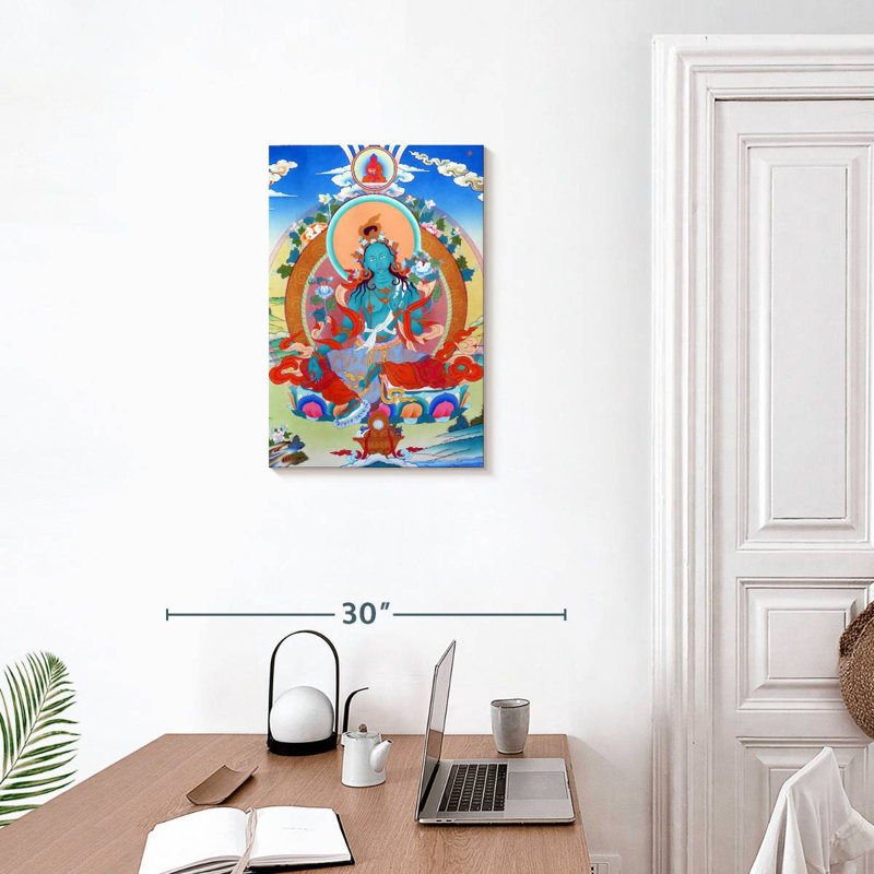 Adella Tibetan Thangka, 24" H x 16" W