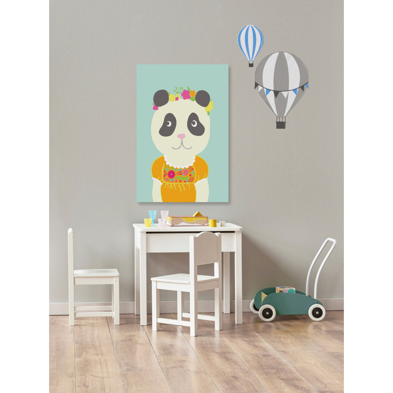 «Fancy Animals IV» de Kim, reproduction sur toile tendue, H 12 po x l 8 po x P 1,5 po