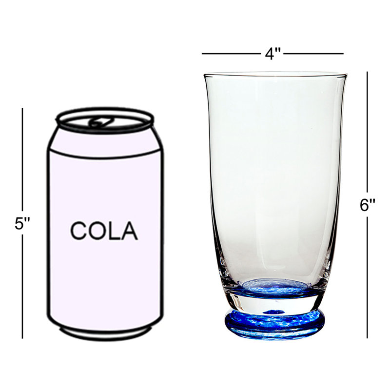 Imperial Blue Set Of 2 Large Tumblers