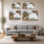 «Mocha Garden I» par Carol Robinson - Impression sur toile-130765165-130765177