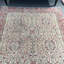 Tapis traditionnel en laine beige 52,4 x 91,7 pouces