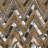 The Holiday Aisle® 19" White Chevron Sequin Christmas Stocking