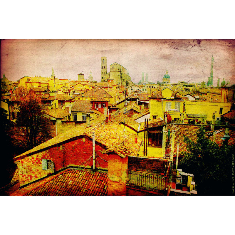 Italy Panorama I by Robert McClintock - Wrapped Canvas Print, 30cm H x 46cm W x 3.8cm D
