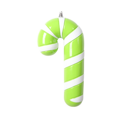 11" Glitter Candy Cane Ornament.
